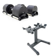 Powercore 36kg Smart Dumbbells with Stand