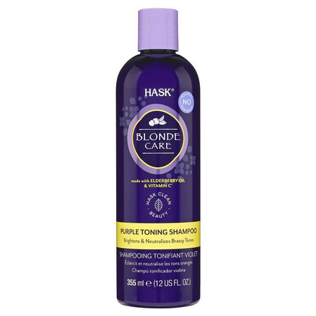 Hask Blonde Care Purple Shampoo 355ml (2 pcs)