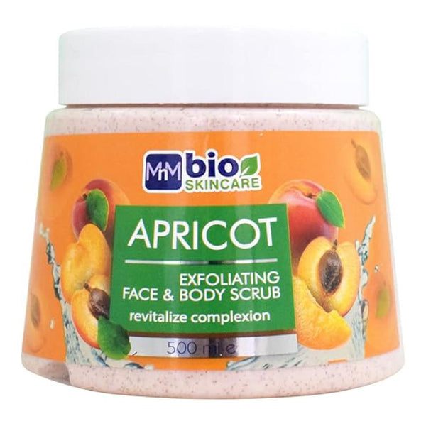 Bio Skincare Apricot & Peach Facial Scrub, 500ml (2 pcs)