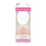 Brushworks Silicone Cleansing Pads - 2 Pack