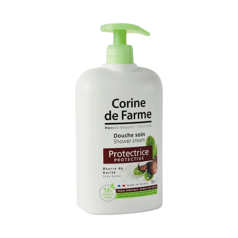 Corine De Farme Shower Cream - Shea Butter, 750ml (3 packs)