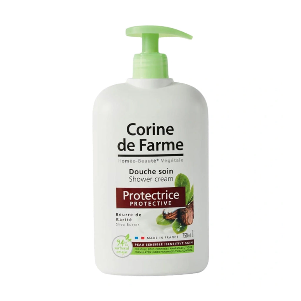 Corine De Farme Shower Cream - Shea Butter, 750ml (3 packs)