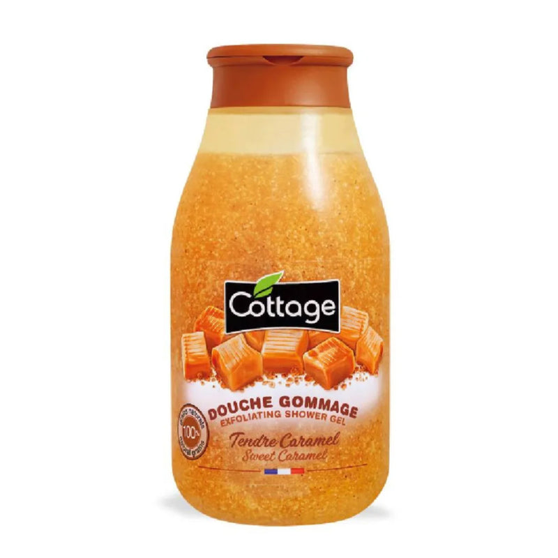 Cottage Exfoliating Shower Gel - Sweet Caramel 270ml (4 pcs)
