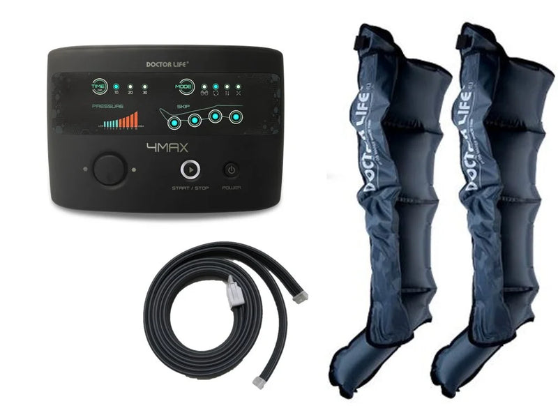 Doctor  Life 4MAX: Air Compression Leg Massager | Muscle Recovery System