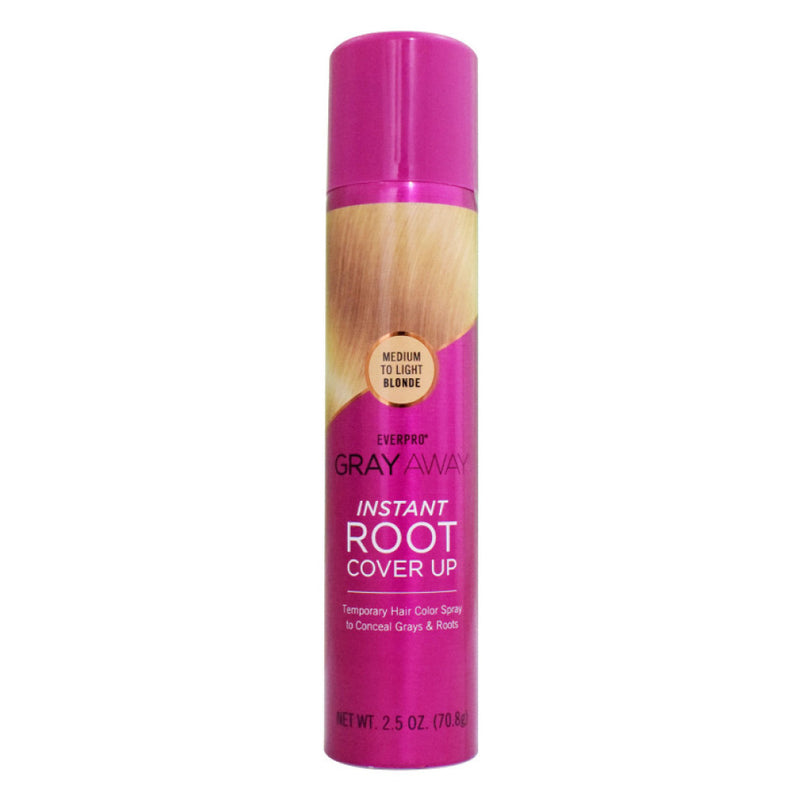 Gray Away Instant Root Cover Up Hair Spray Medium to Light Blonde 70.8g (2 pcs)