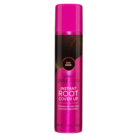 Gray Away Instant Root Cover Up Hair Spray Dark Brown 70.8g (2 pcs)