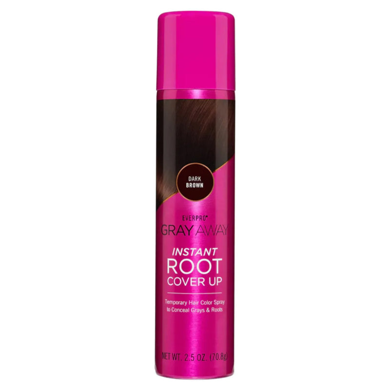 Gray Away Instant Root Cover Up Hair Spray Dark Brown 70.8g (2 pcs)