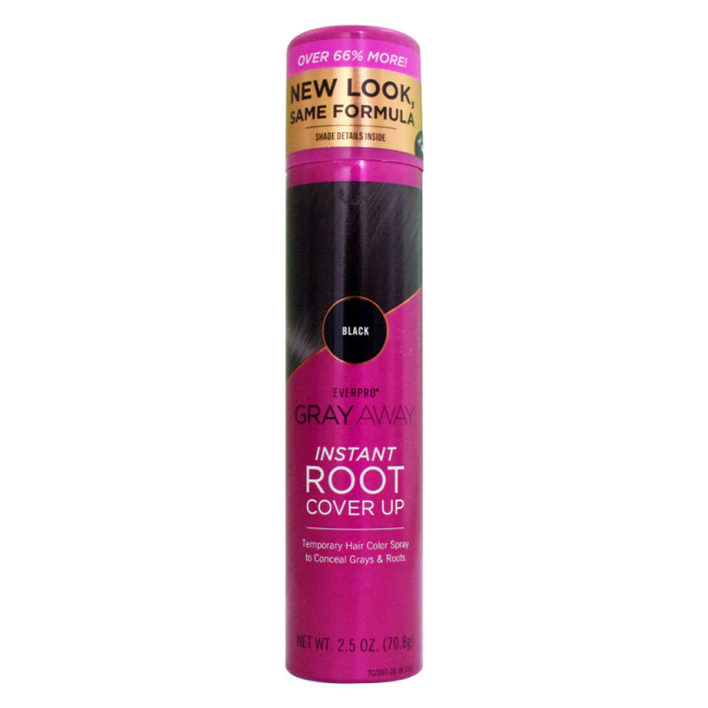 Gray Away Instant Root Cover Up Hair Spray Black 70.8g (2 pcs)