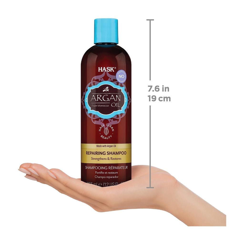 Hask Argan Oil Repairing Shampoo 355ml (2 pcs)