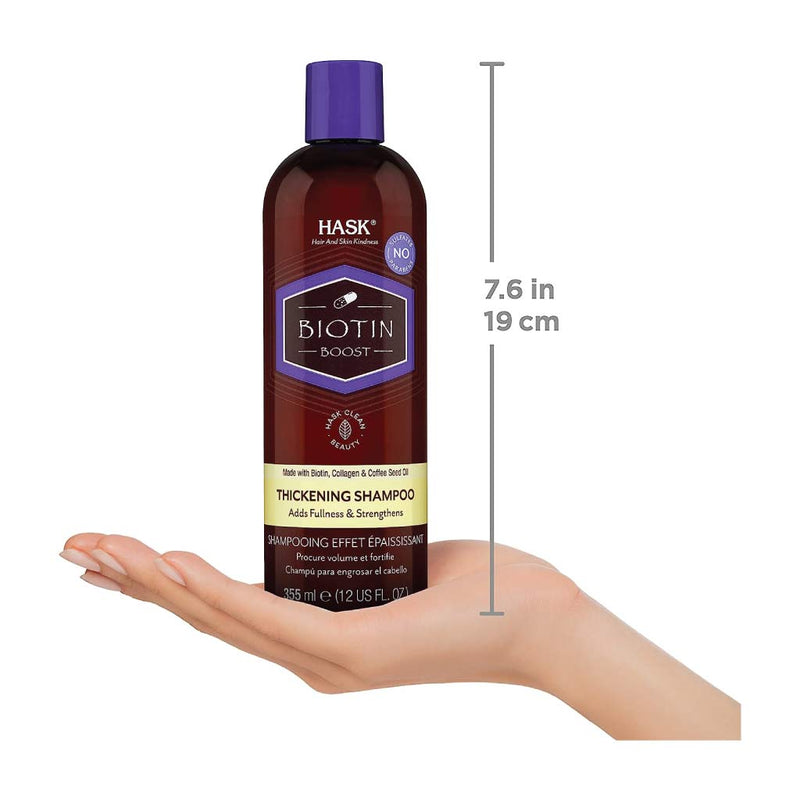 Hask Biotin Boost Thickening Shampoo 355ml (2 pcs)