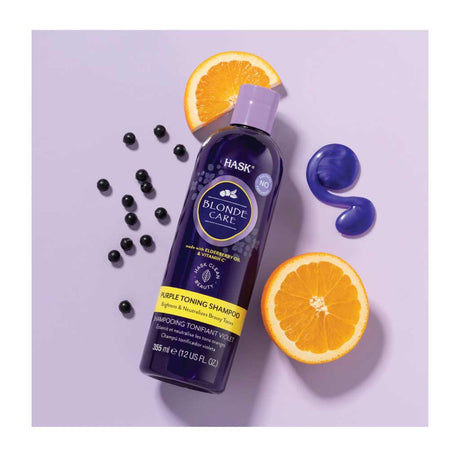 Hask Blonde Care Purple Shampoo 355ml (2 pcs)