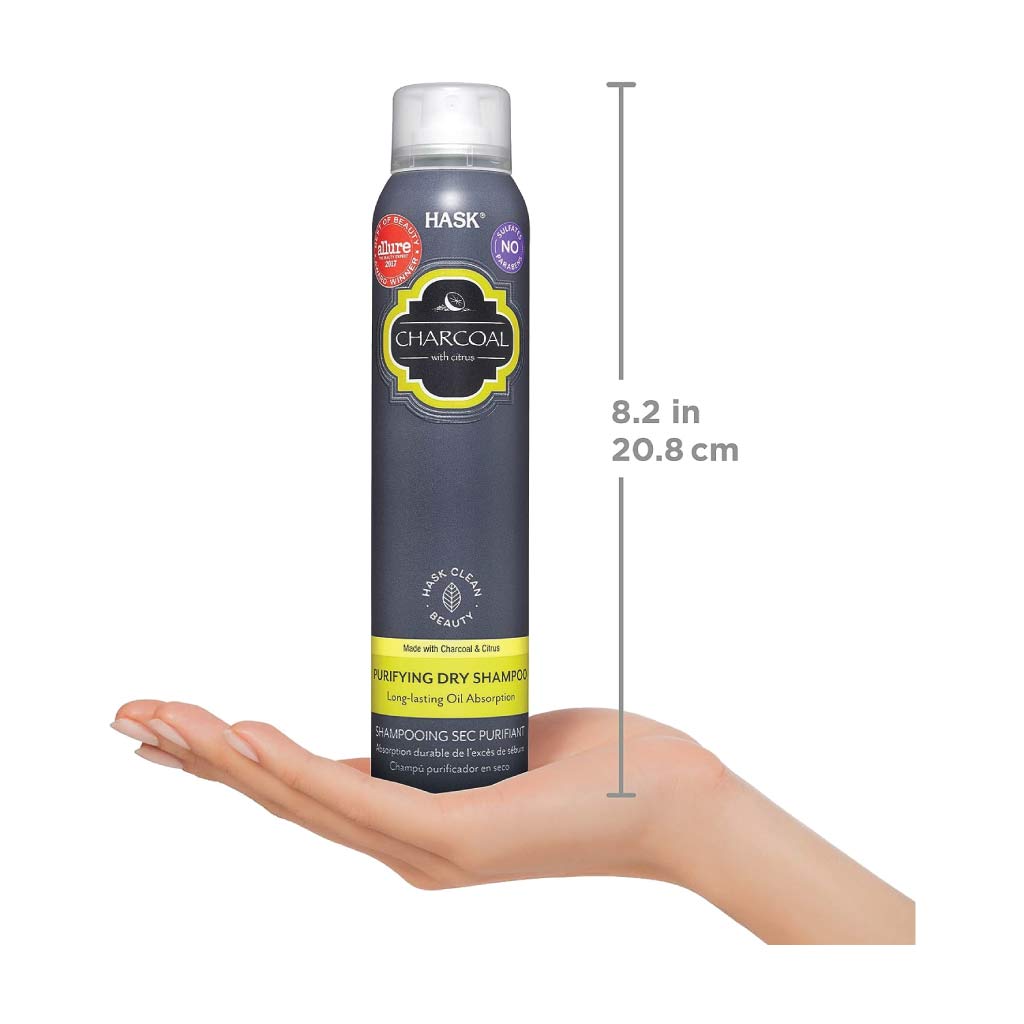 Hask Charcoal Purifying Dry Shampoo 122g (2 pcs)