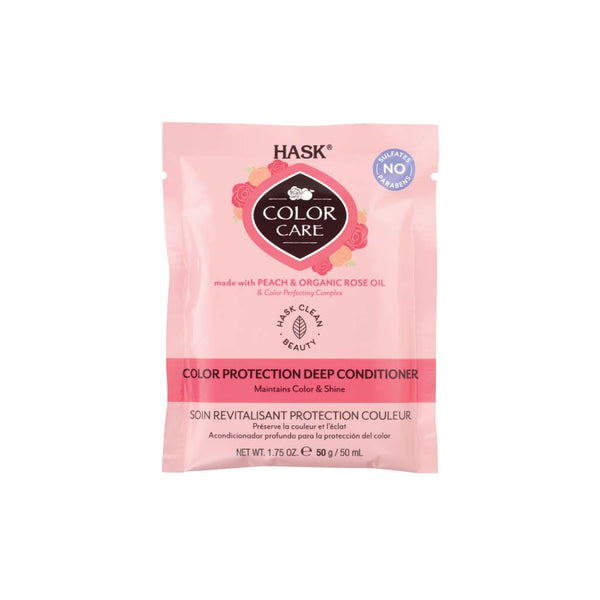 Hask Color Care Rose & Peach Color Protection Deep Conditioner Packette 50g (5 pcs)