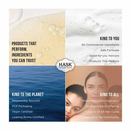 Hask Color Care Rose & Peach Color Protection Deep Conditioner Packette 50g (5 pcs)