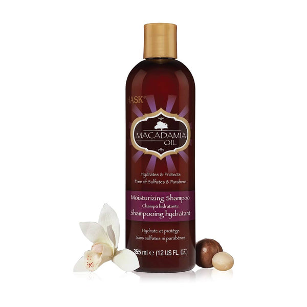 Hask Macadamia Oil Moisturizing Shampoo 355ml (2 pcs)