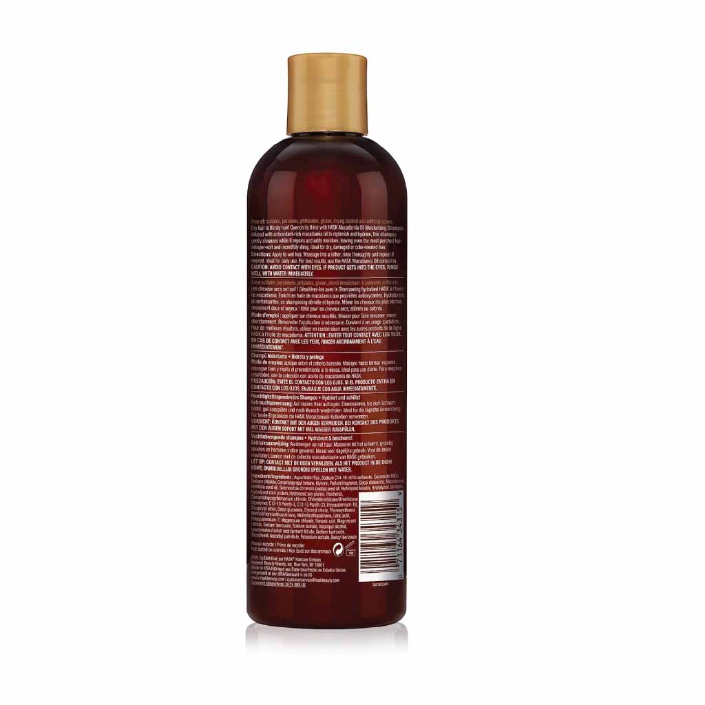 Hask Macadamia Oil Moisturizing Shampoo 355ml (2 pcs)