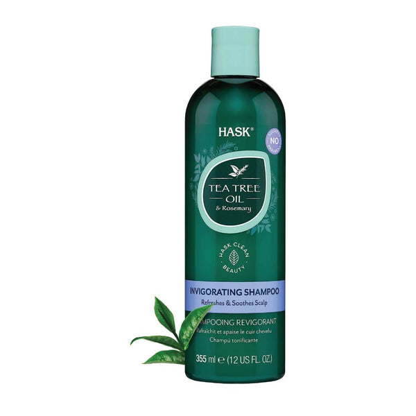 Hask Tea Tree Oil & Rosemary Shampoo 355ml (2 pcs)