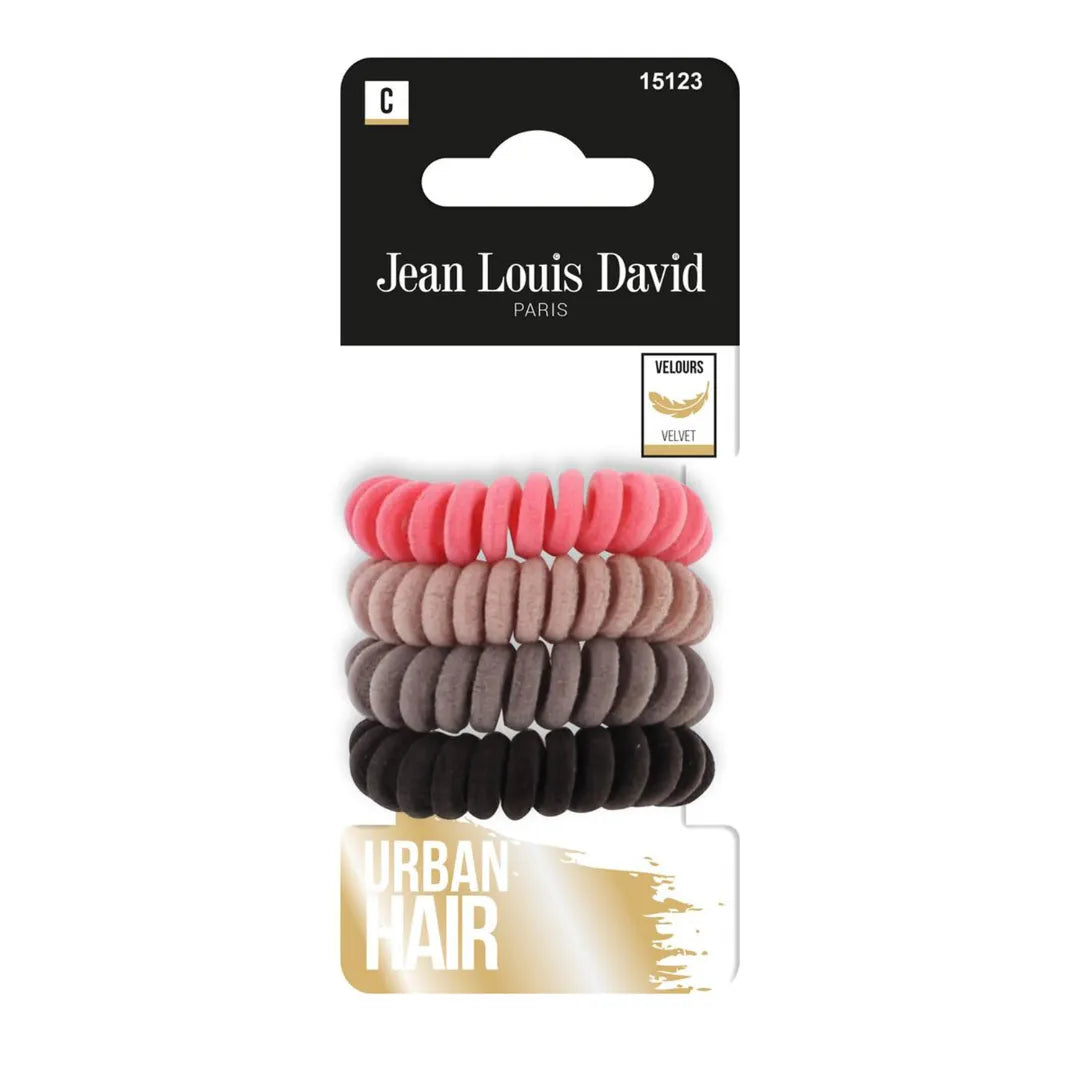 JLD Fancy Ring Elastics 4's- 15345 (3 pcs)