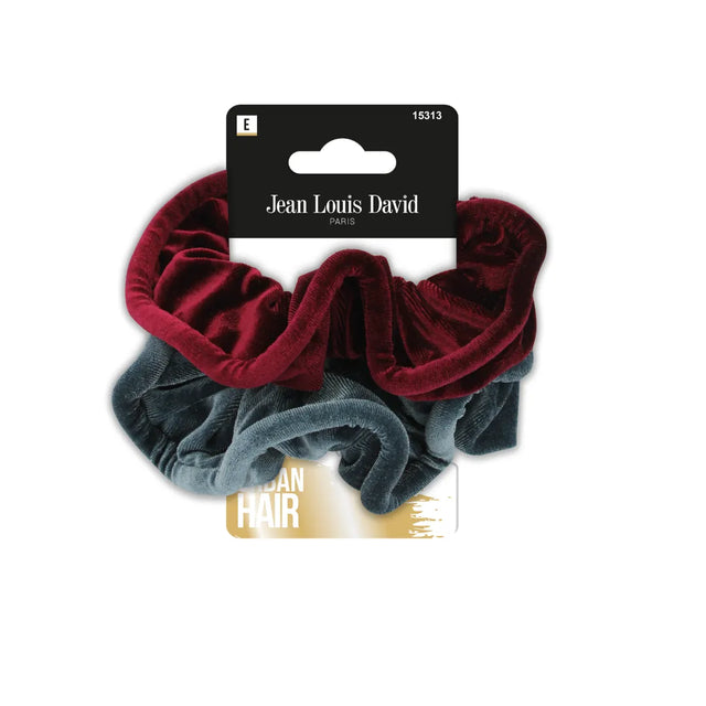 JLD Large Velvet Scrunchies 2's - 15313 (3 pcs)