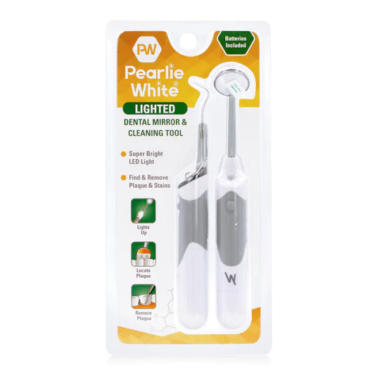 Pearlie White Dental Mirror & Cleaning Tool (2 pcs)