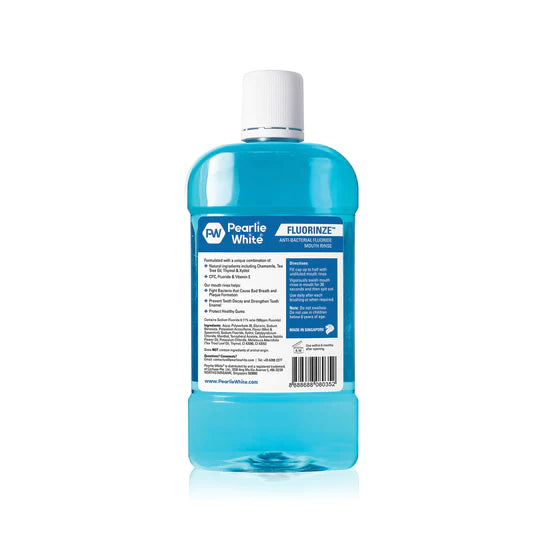 Pearlie White Fluorinze M.Wash500Ml (3 pcs)