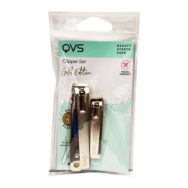 Qvs Clipper Set (Gold Plated) (2 pcs)