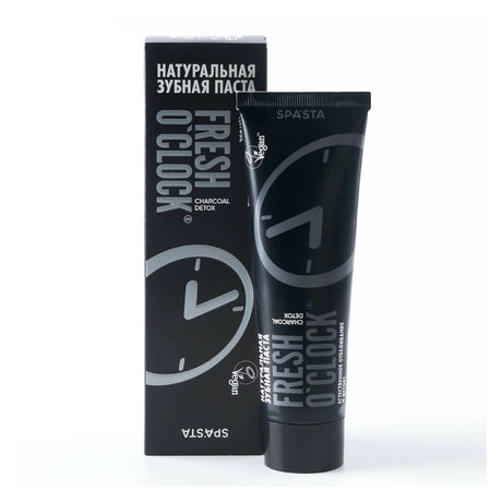 Spasta Fresh O'clock Natural Toothpaste - Whitening & Total Detox, 90ml
