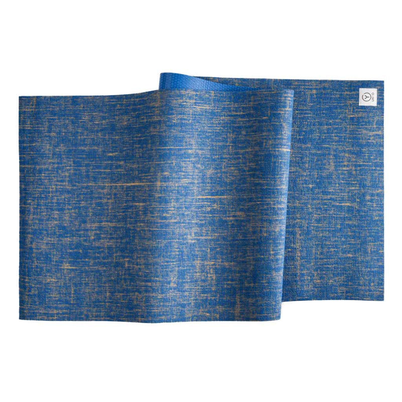 The 5mm Jute - Textured Yoga Mat Blue