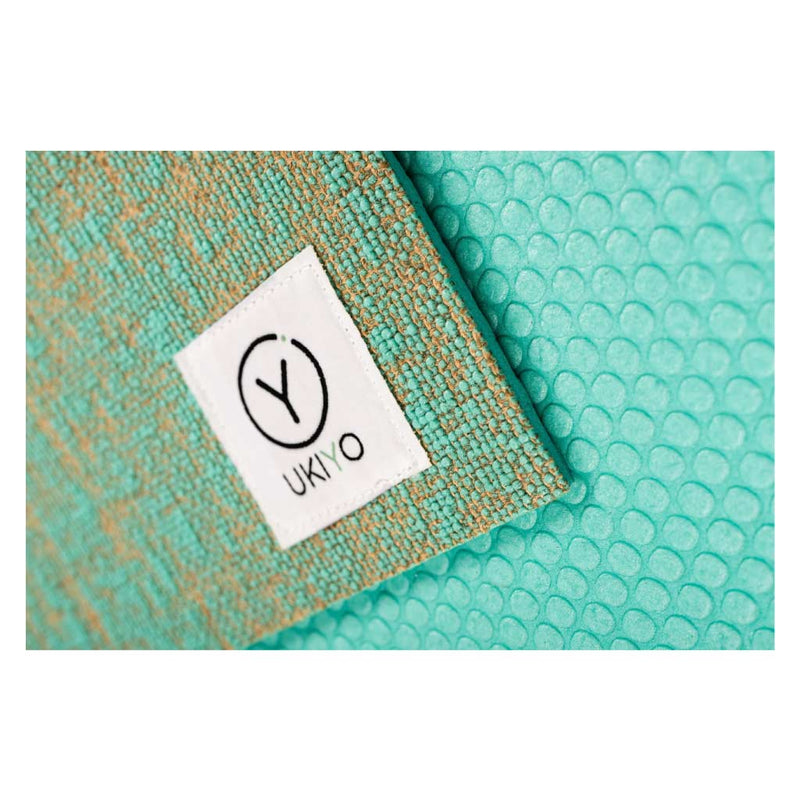 The 5mm Jute - Textured Yoga Mat Turquoise