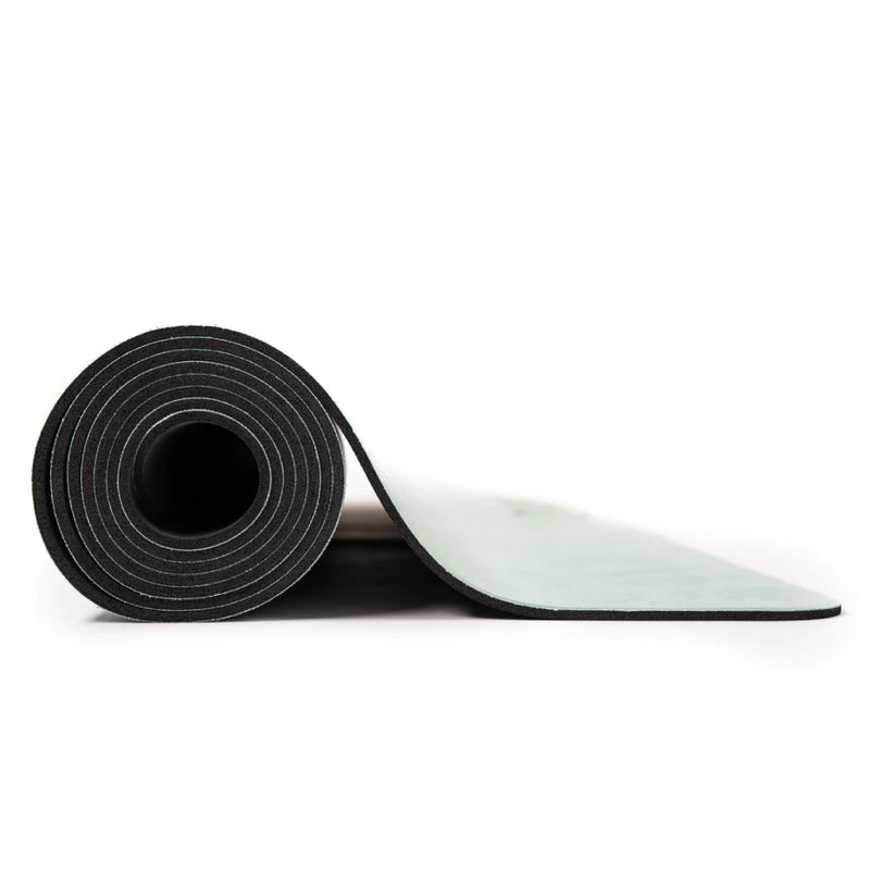The Suede - Natural Rubber Yoga Mat Green