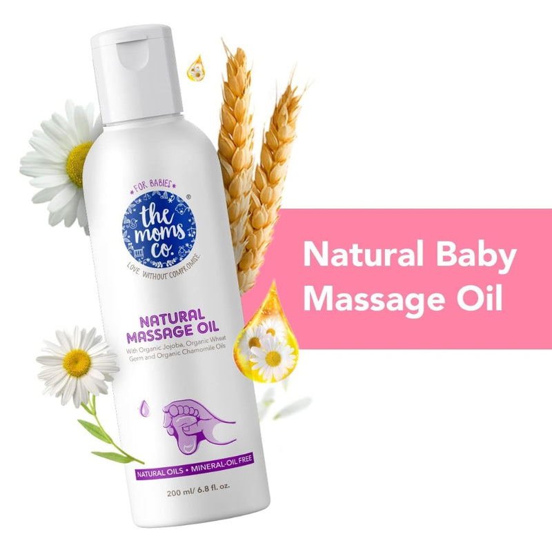 The Moms Co Natural Massage Oil 200ml (2 pcs)