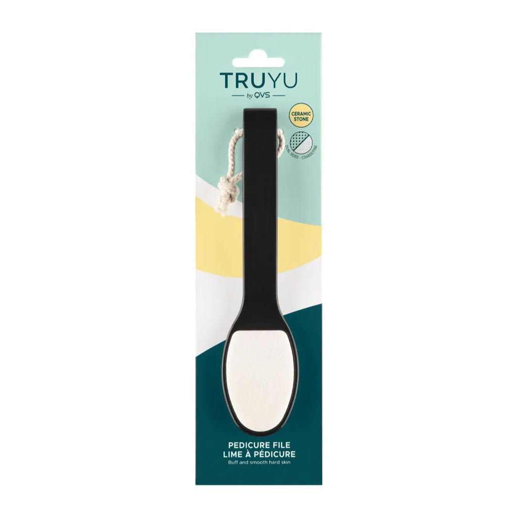 Truyu by QVS Dual Side Ceramic Pedicure File (3 pcs)