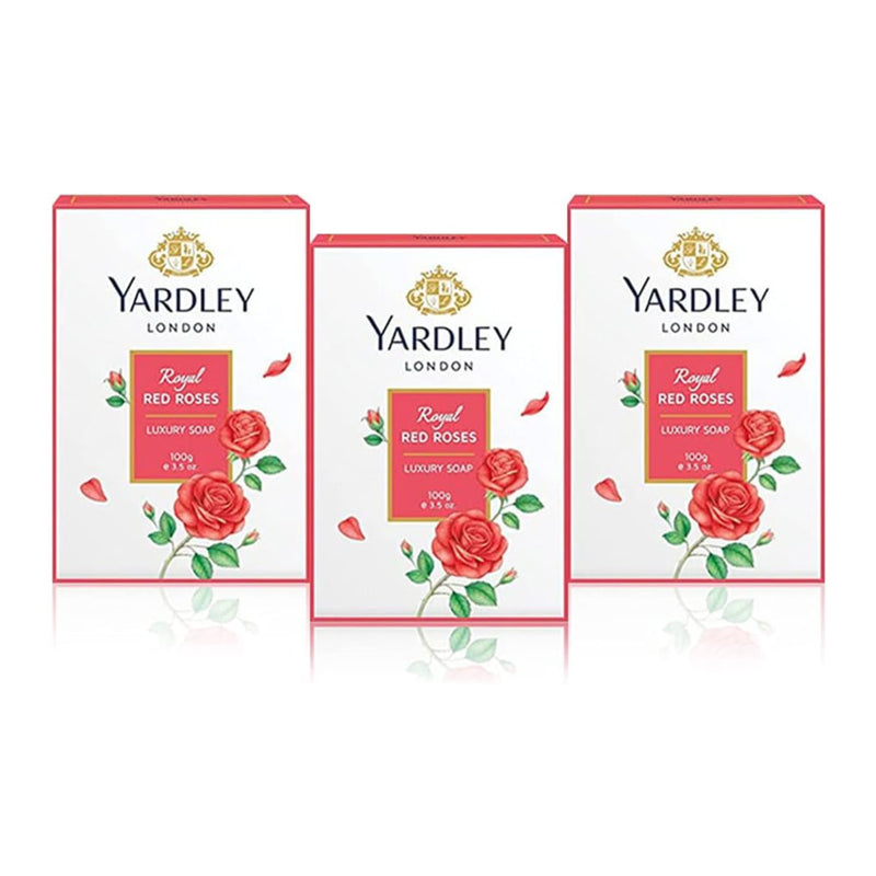 Yardley Soap Red 100Gm (Pack of 3)