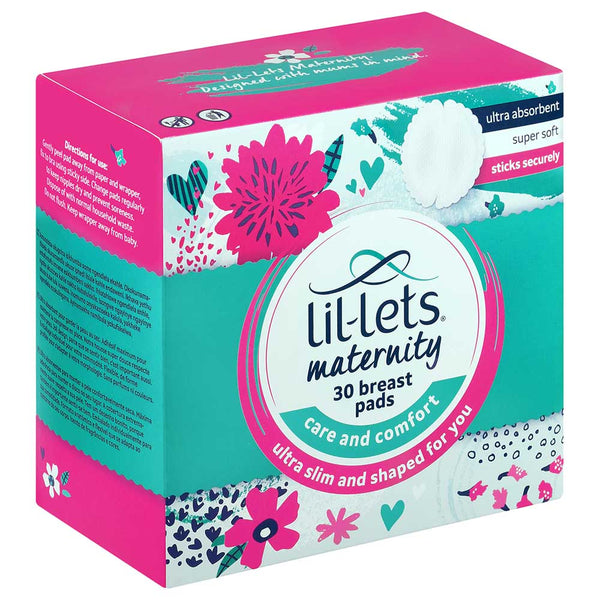 Lil-Lets Ultra Slim Maternity Breast Pads 30's (4 Packs)