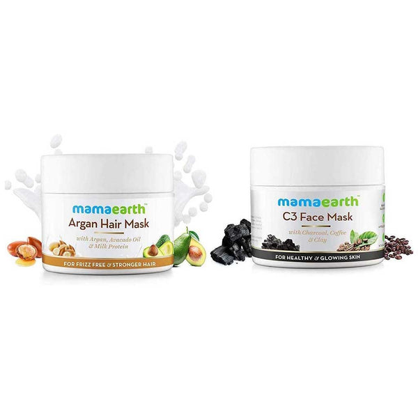 Combo-offer-of-Argan-Hair-Mask-200gm-and-C3-Face-Mask-100gm