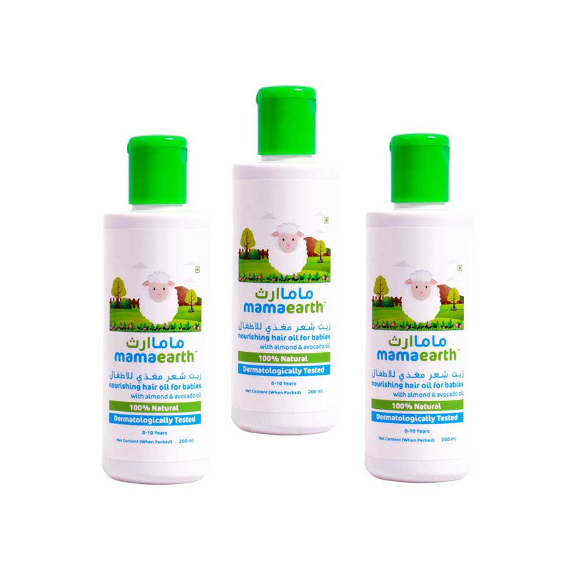 Mamaearth-Combo-pack-of-3-x-Nourishing-Hair-Oil-for-Babies-with-Almond-_-Avocado-Oil---200-ml