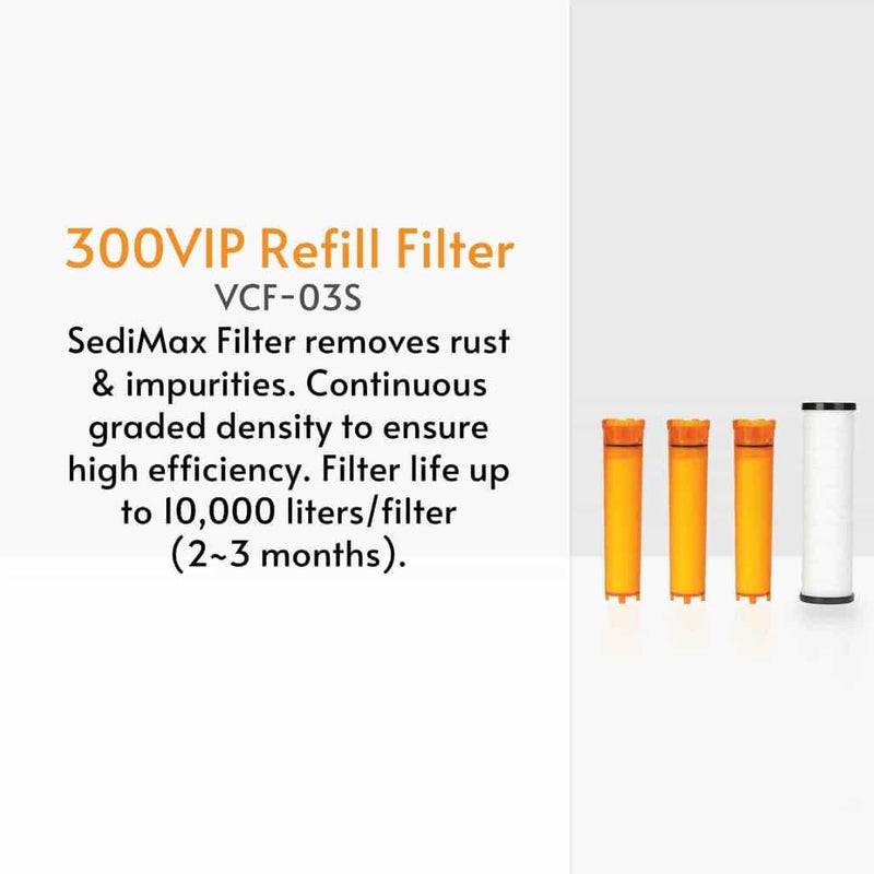 vitapure 300vip refill filter universal filter refill