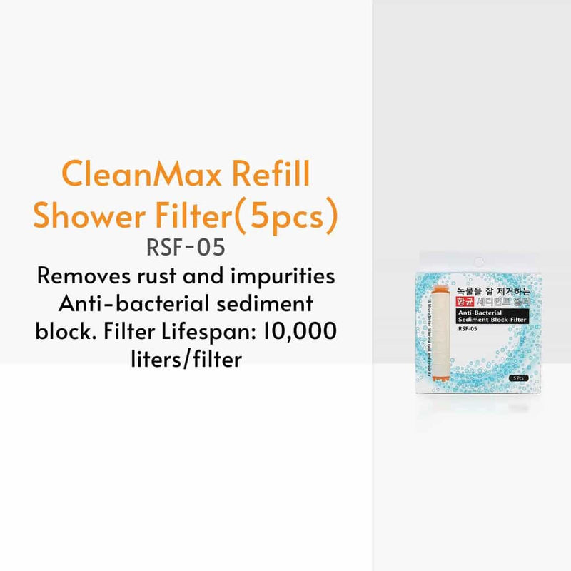 vitapure cleanmax filter showerhead refill filter