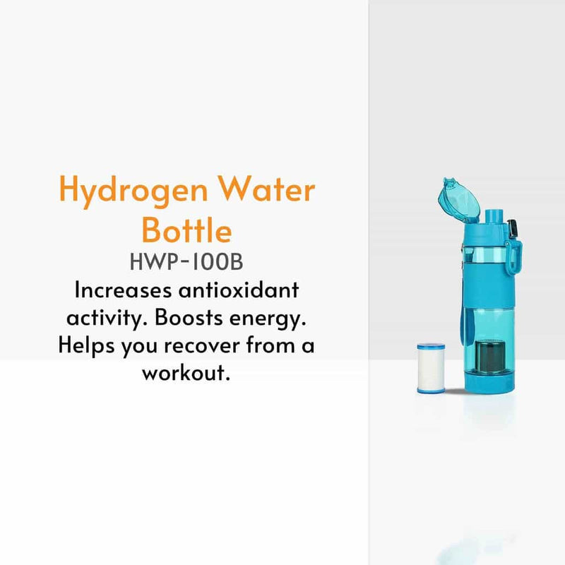 vitapure hydrogen water bottle blue hydrogen series