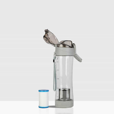 vitapure hydrogen water bottle gray hydrogen series