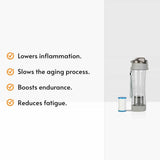 vitapure hydrogen water bottle gray hydrogen series