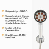 vitapure lotus cleanmax showerhead filter