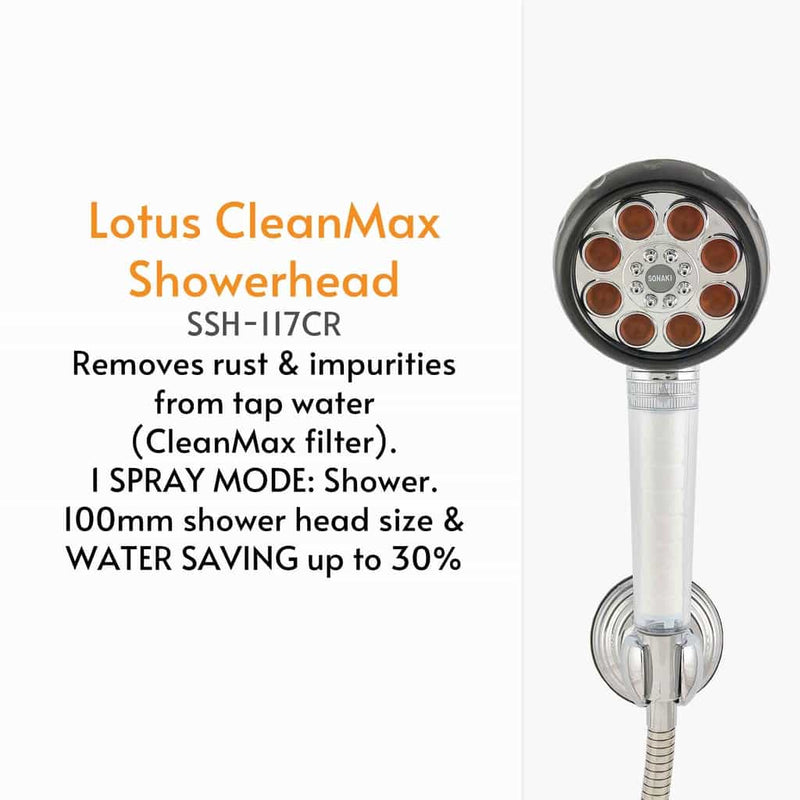vitapure lotus cleanmax showerhead filter