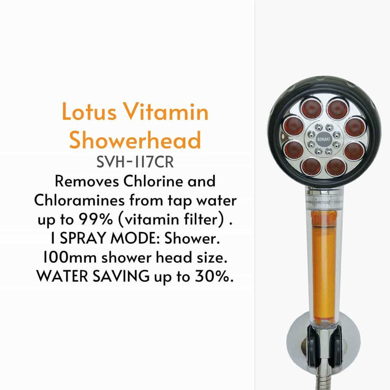 vitapure lotus vitamin c showerhead filter