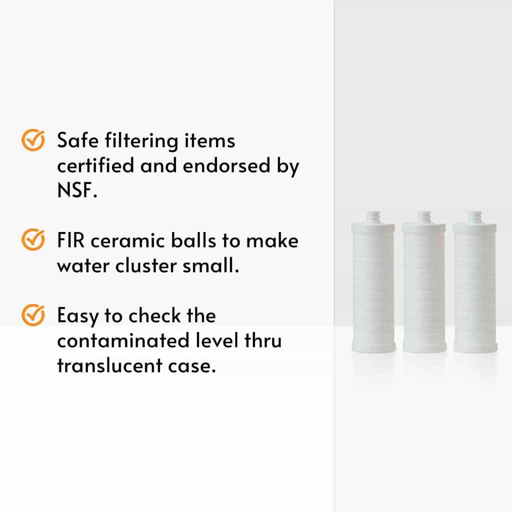 vitapure puretap sedimax filter set universal filter refill