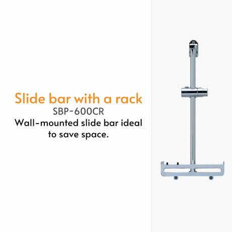 vitapure slide bar with a rack accessories