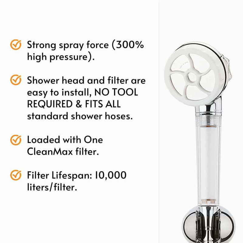 vitapure tornado cleanmax showerhead filter