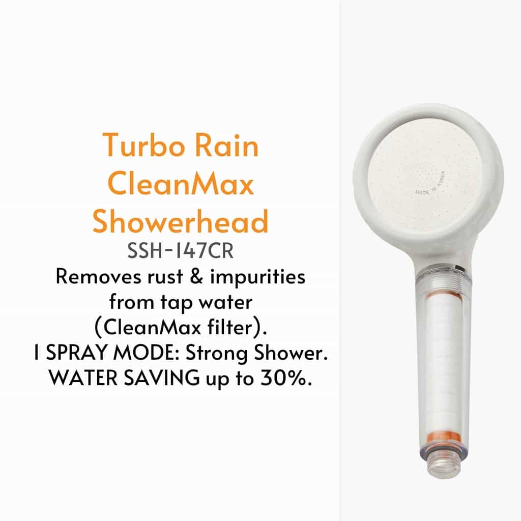 vitapure turbo rain cleanmax showerhead filter