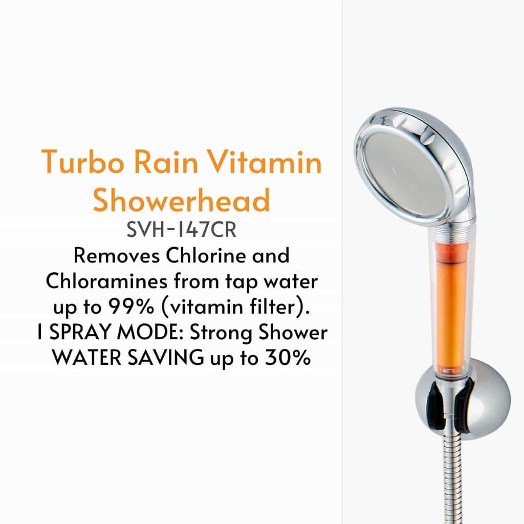 vitapure turbo rain vitamin c showerhead filter